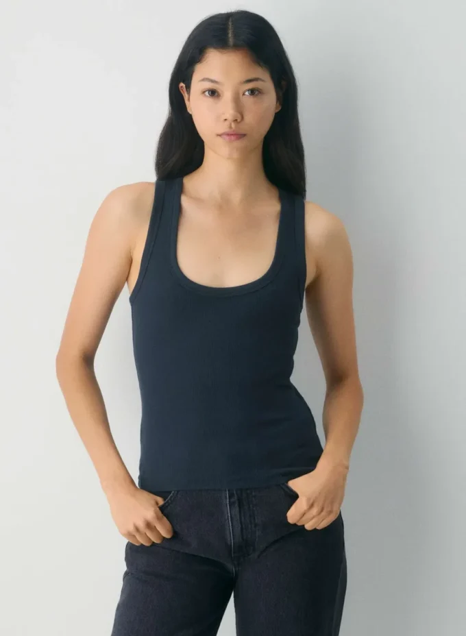HomeStretch™ Rib Scoopneck Tank HomeStretch™ Rib Scoopneck Tank