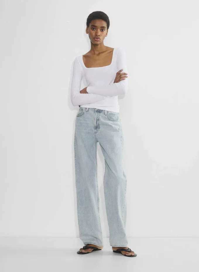 HomeStretch™ Rib Squareneck Longsleeve HomeStretch™ Rib Squareneck Longsleeve