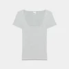 HomeStretch™ Rib Squareneck T-Shirt HomeStretch™ Rib Squareneck T-Shirt