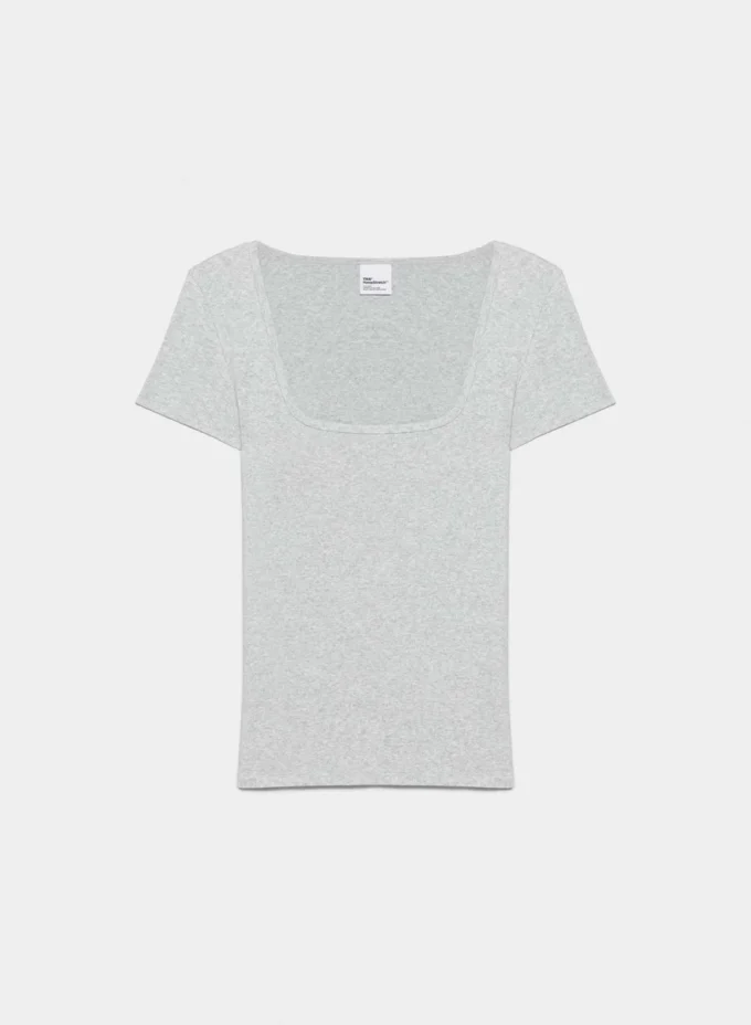 HomeStretch™ Rib Squareneck T-Shirt HomeStretch™ Rib Squareneck T-Shirt