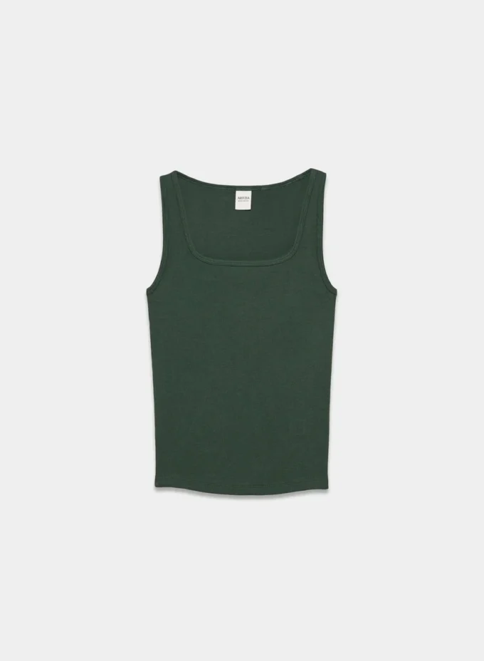 HomeStretch™ Rib Squareneck Tank HomeStretch™ Rib Squareneck Tank