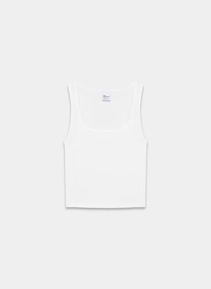 HomeStretch™ Rib Squareneck Waist Tank HomeStretch™ Rib Squareneck Waist Tank