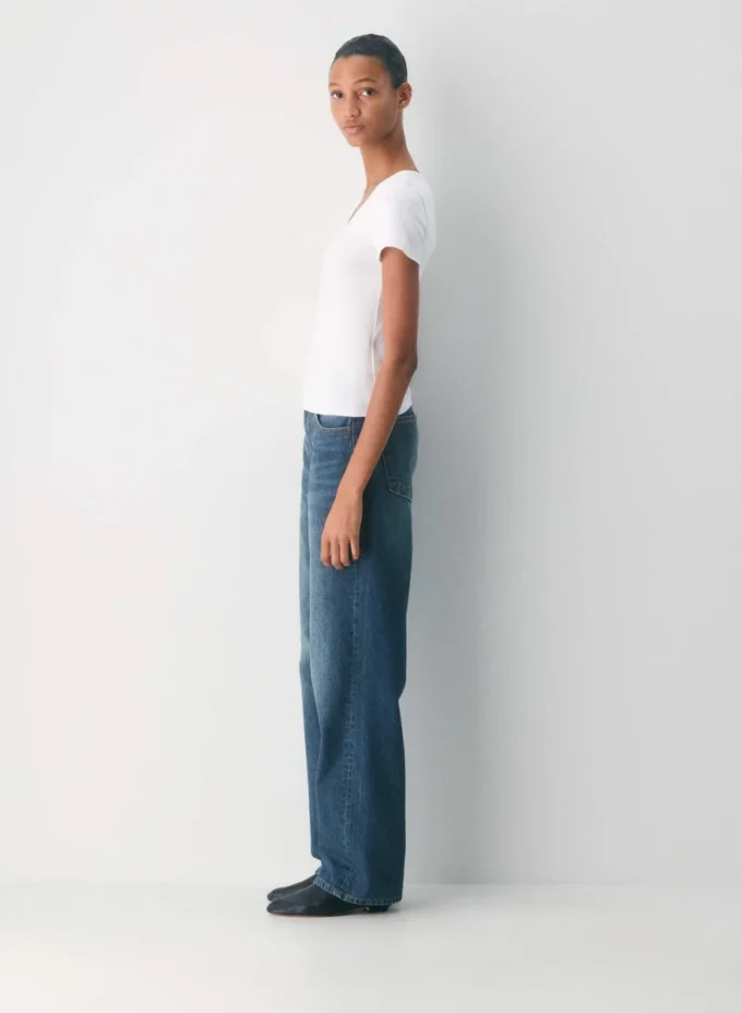 HomeStretch™ Rib V-Neck T-Shirt HomeStretch™ Rib V-Neck T-Shirt