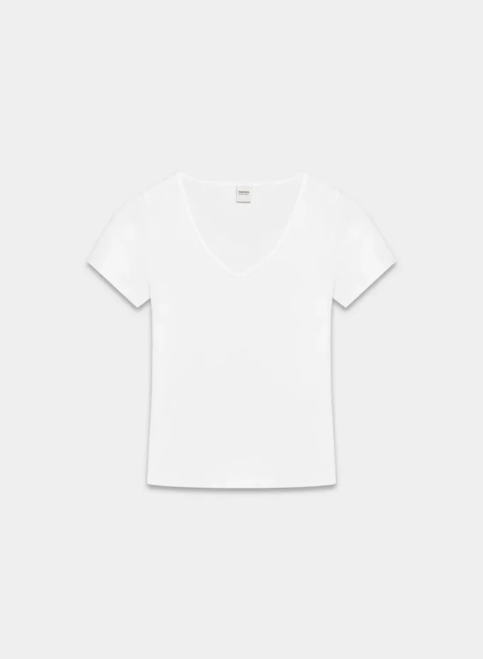 HomeStretch™ Rib V-Neck T-Shirt HomeStretch™ Rib V-Neck T-Shirt