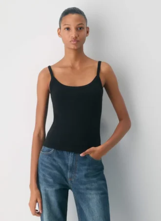 HomeStretch™ Smooth Scoopneck Cami Tank