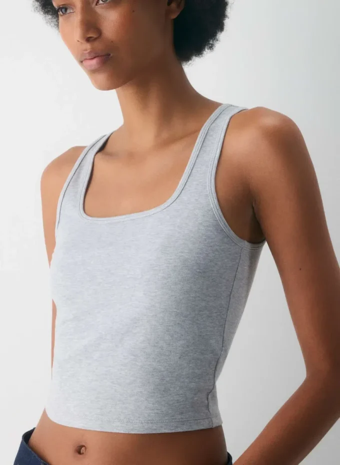 HomeStretch™ Smooth Squareneck Waist Tank HomeStretch™ Smooth Squareneck Waist Tank