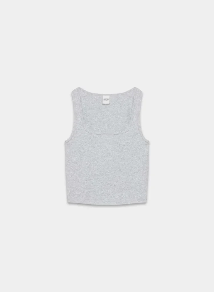 HomeStretch™ Smooth Squareneck Waist Tank HomeStretch™ Smooth Squareneck Waist Tank