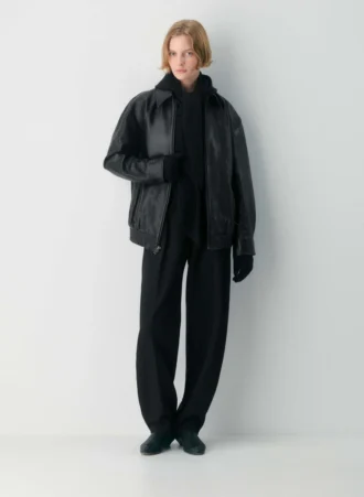 Jones Leather Bomber Jacket