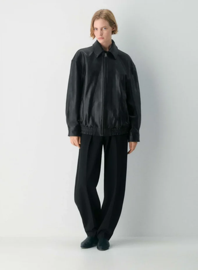 Jones Leather Bomber Jacket Jones Leather Bomber Jacket