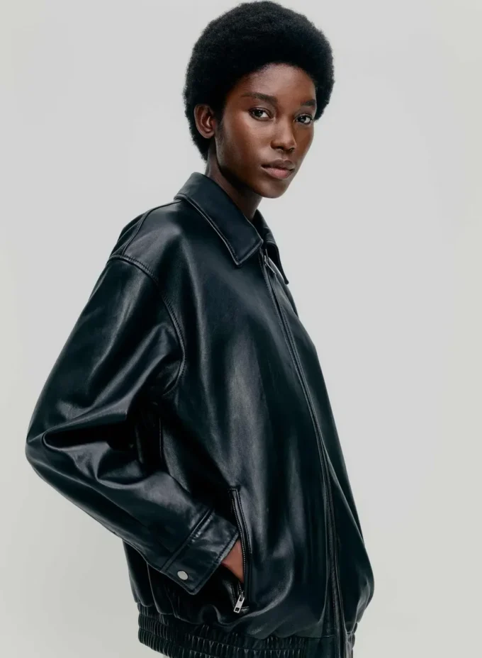 Jones Leather Bomber Jacket Jones Leather Bomber Jacket