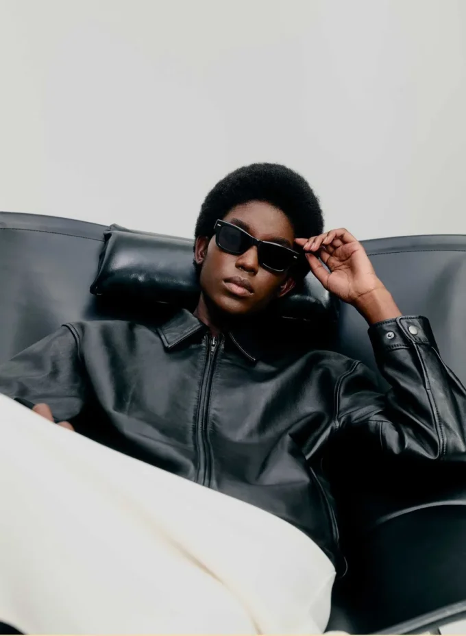 Jones Leather Bomber Jacket Jones Leather Bomber Jacket