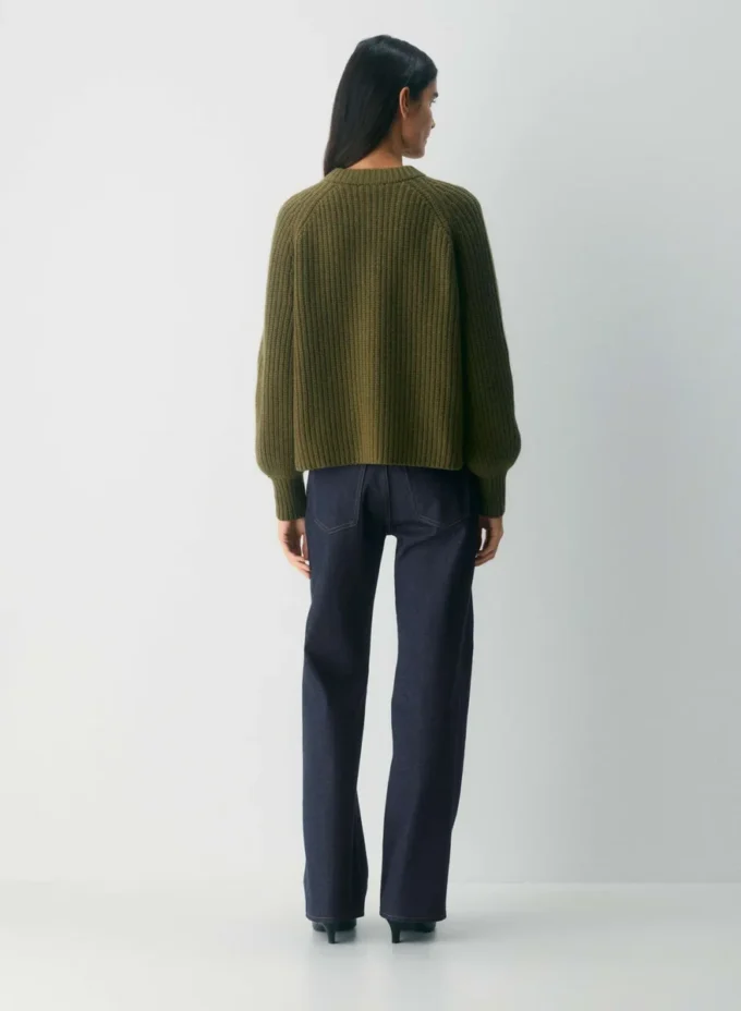 Lantern Wool Cashmere Cardigan