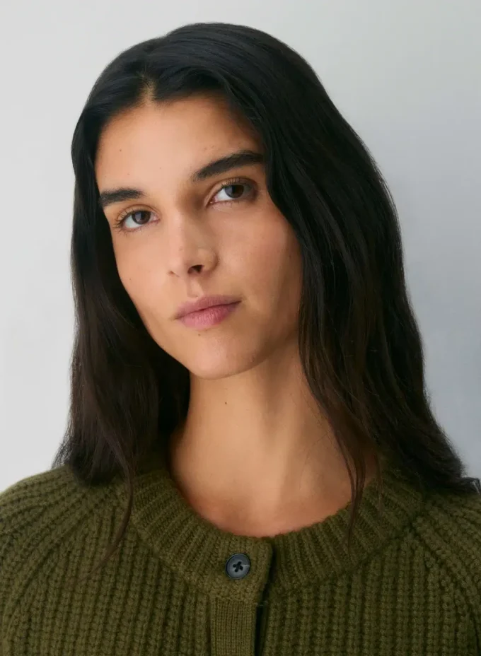 Lantern Wool Cashmere Cardigan