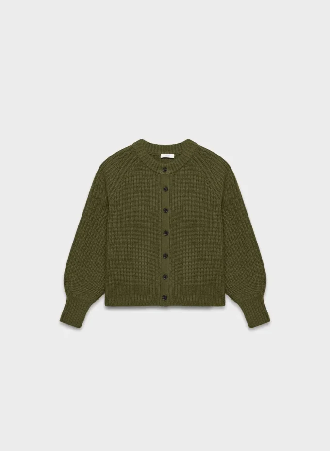 Lantern Wool Cashmere Cardigan