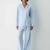 Laze Poplin Pajama Shirt