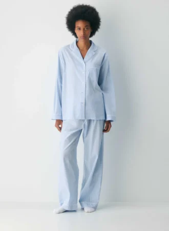 Laze Poplin Pajama Shirt