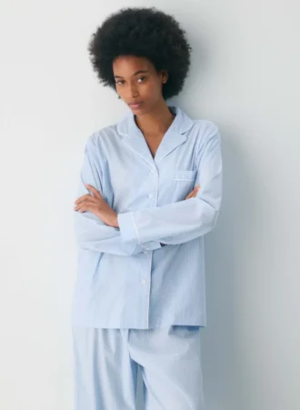 Laze Poplin Pajama Shirt