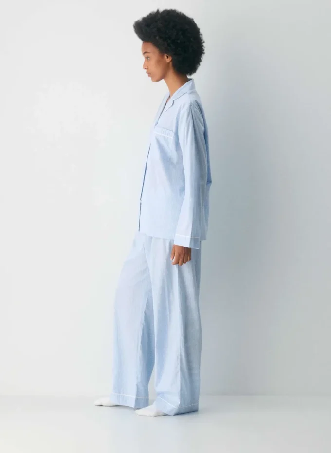 Laze Poplin Pajama Shirt