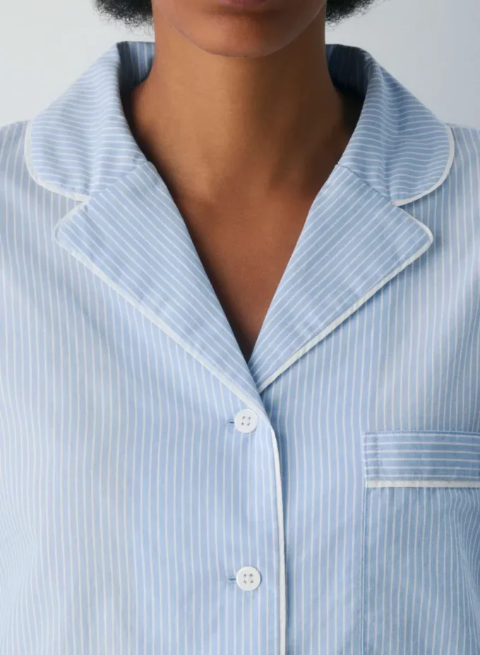 Laze Poplin Pajama Shirt