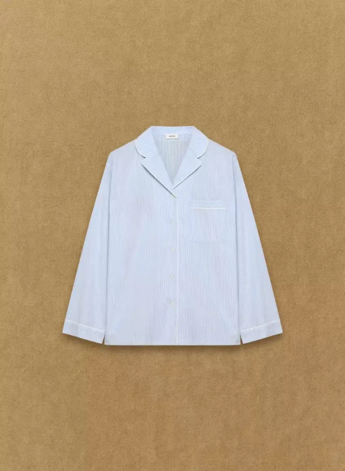 Laze Poplin Pajama Shirt