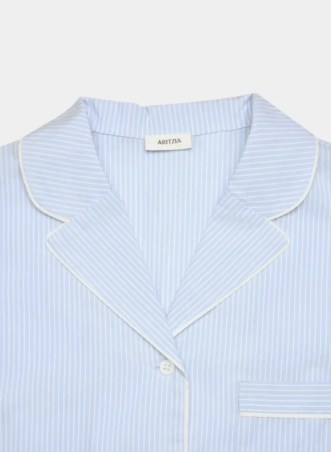 Laze Poplin Pajama Shirt