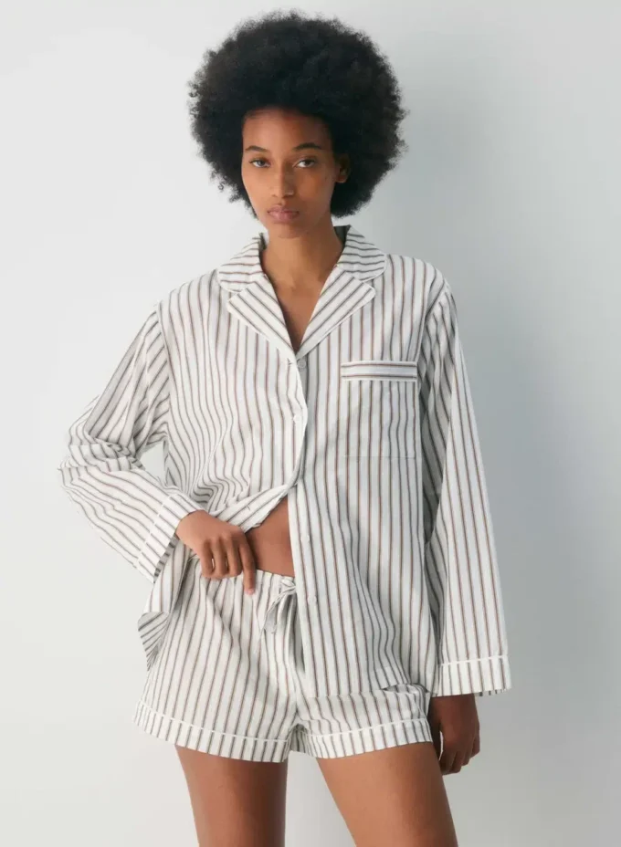 Laze Poplin Pajama Short