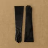 Leather Extra-long Gloves