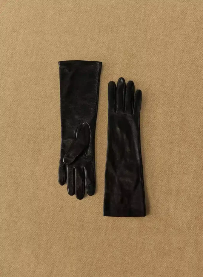 Leather Long Gloves