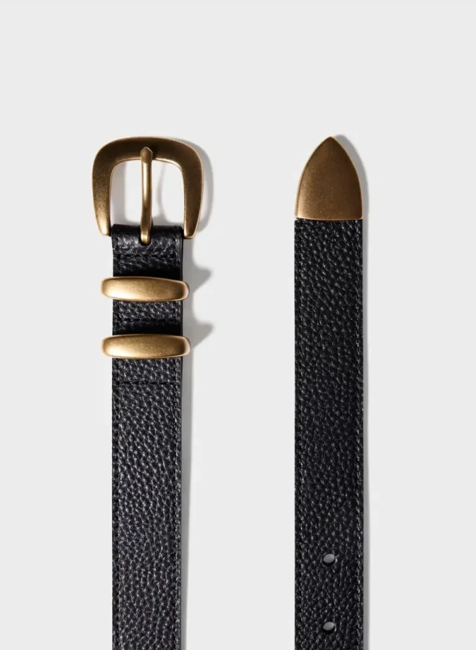 Legendary Solid Brass Leather Belt