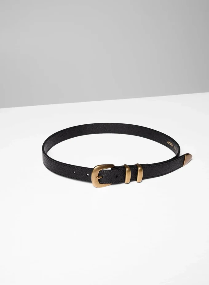 Legendary Solid Brass Leather Belt