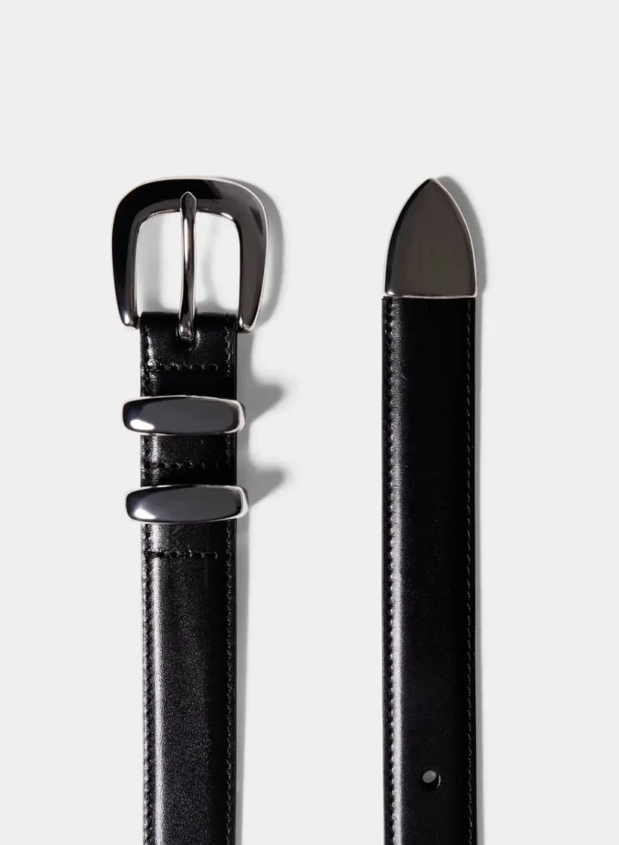 Legendary Solid Brass Leather Belt