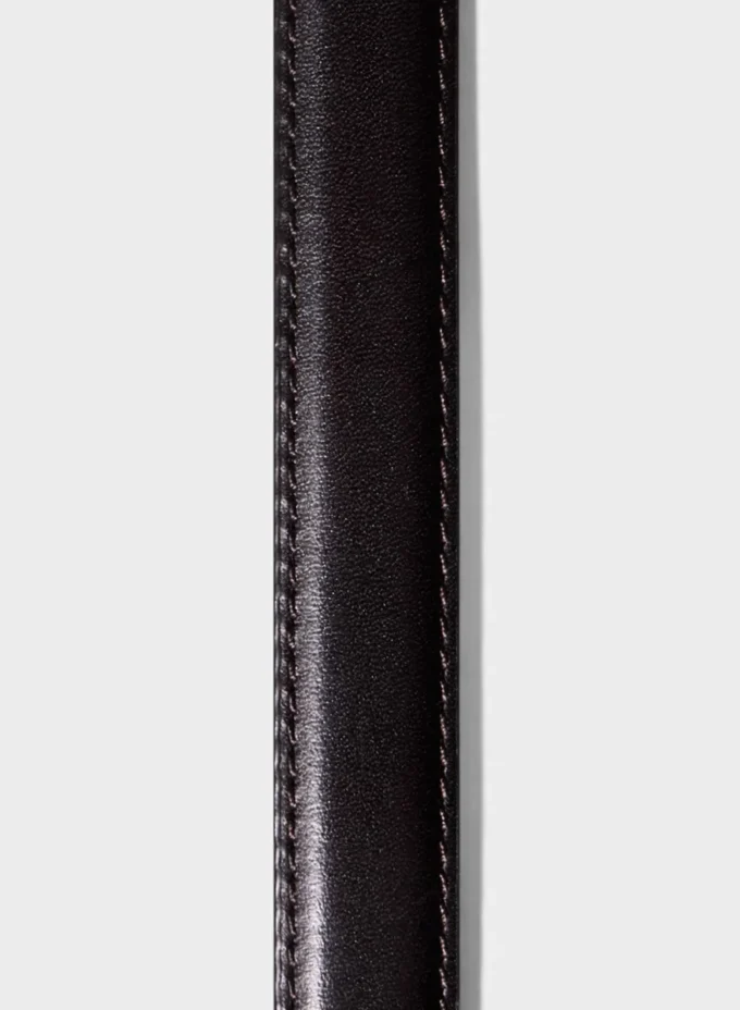 Legendary Solid Brass Leather Slim Belt