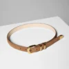 Legendary Solid Brass Suede Belt