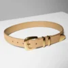 Legendary Solid Brass Suede Wide Belt Legendary Solid Brass Suede Wide Belt
