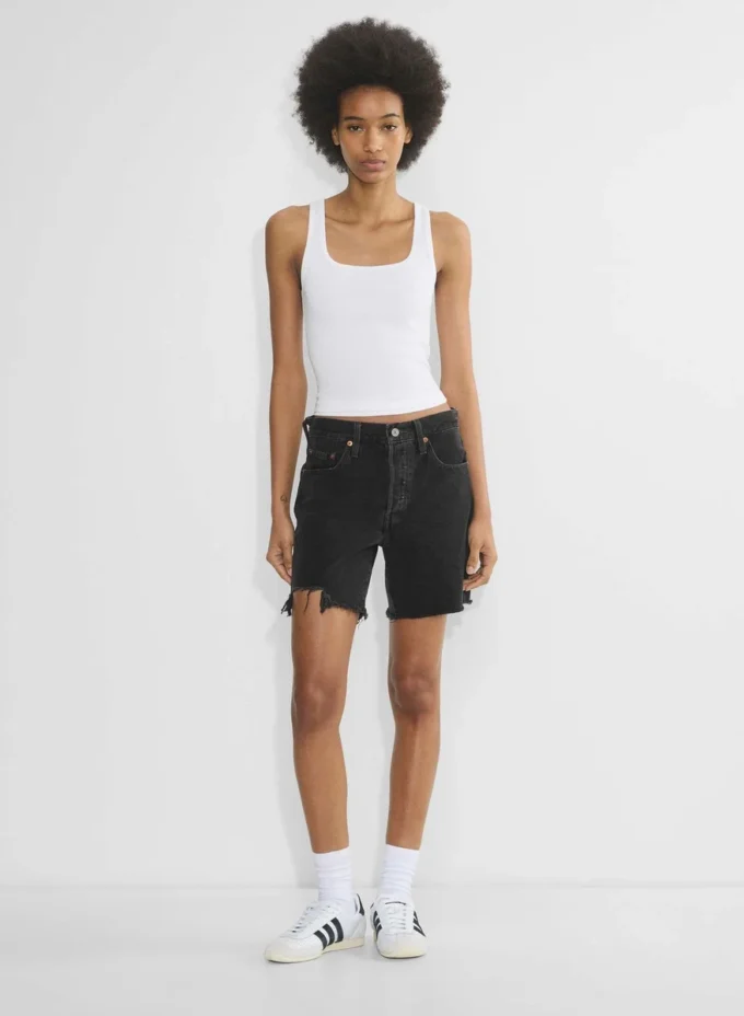 Levi’s 501 Mid Thigh Jean Short Levi’s 501 Mid Thigh Jean Short