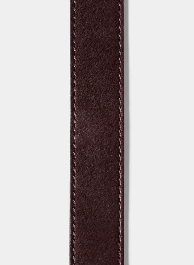 Lifetime Solid Brass Leather Belt