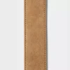 Lifetime Solid Brass Suede Wide Belt