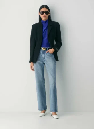 Looper Solid Brass Leather Belt