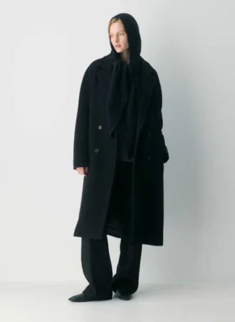 Lumen Wool Cashmere Hooded Scarf