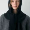 Lumen Wool Cashmere Hooded Scarf