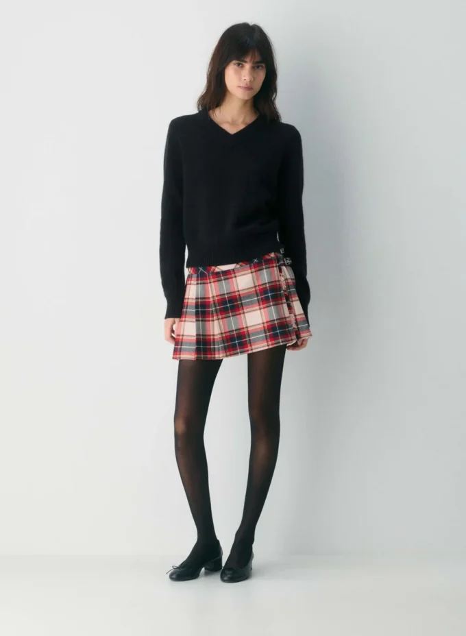 Magpie Pleated Skirt