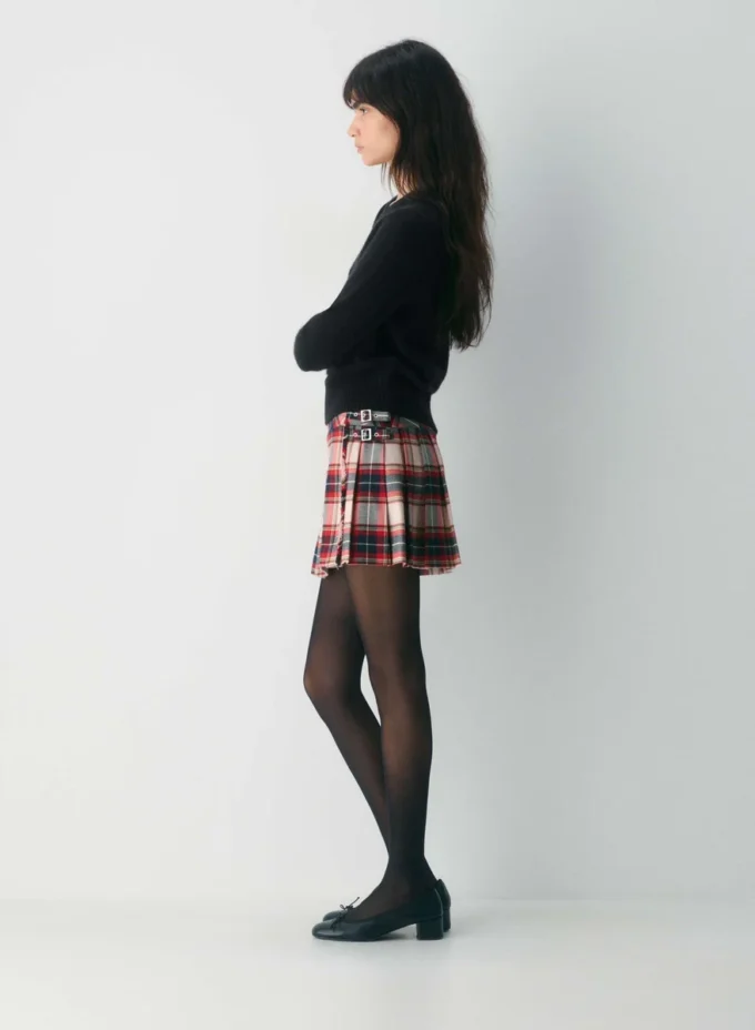 Magpie Pleated Skirt