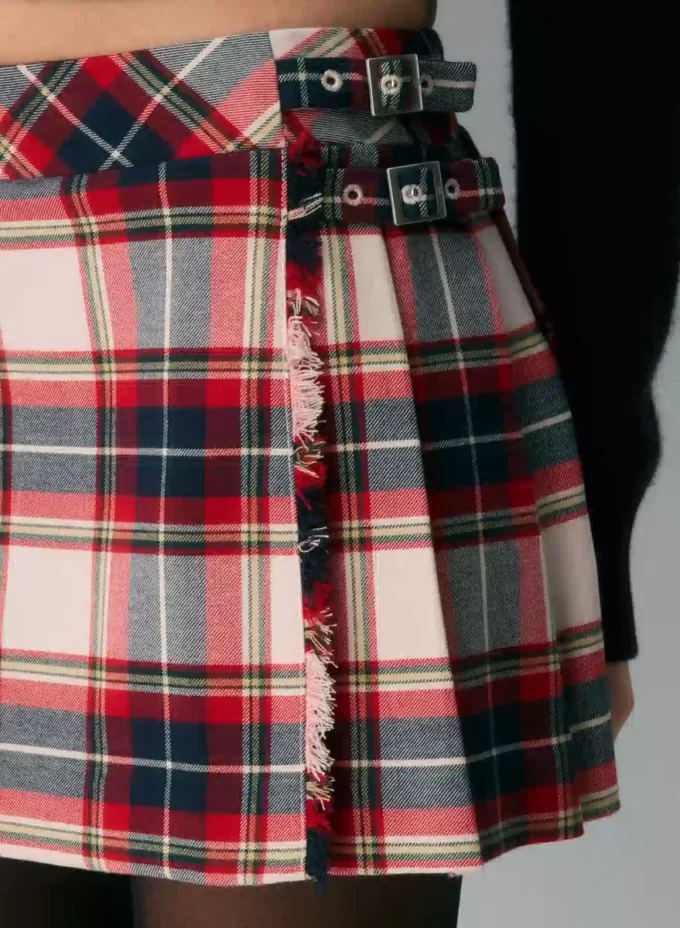 Magpie Pleated Skirt