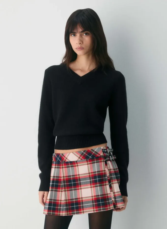 Magpie Pleated Skirt