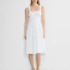 Martine Poplin Midi Dress