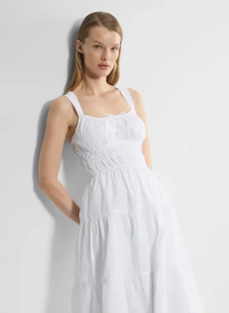 Martine Poplin Midi Dress