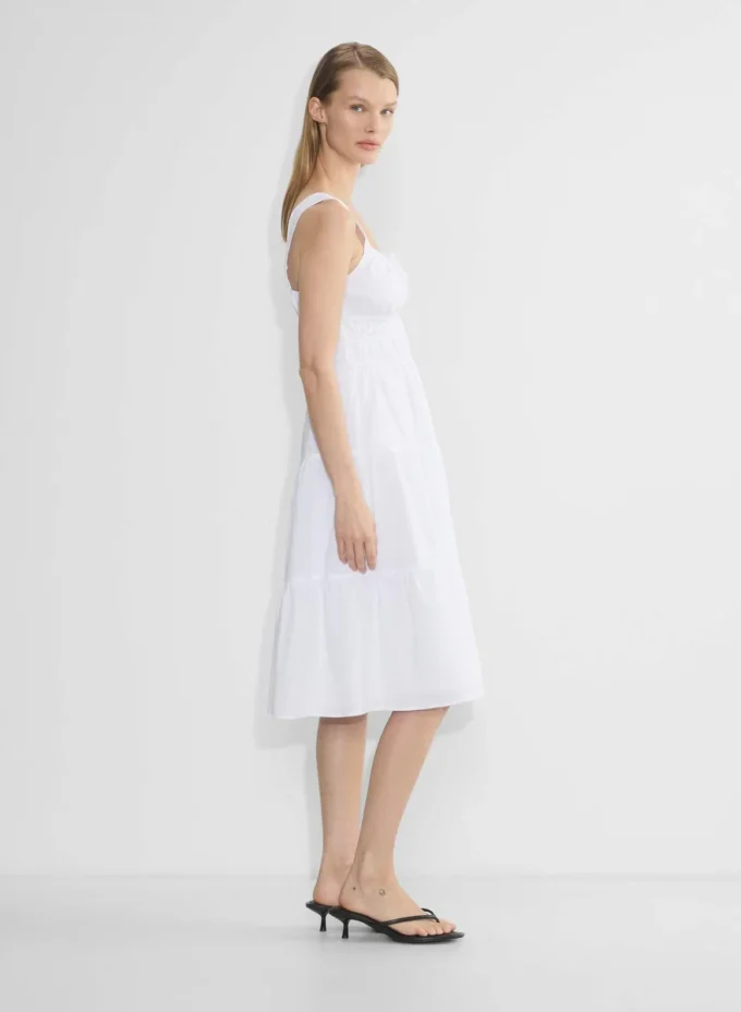 Martine Poplin Midi Dress