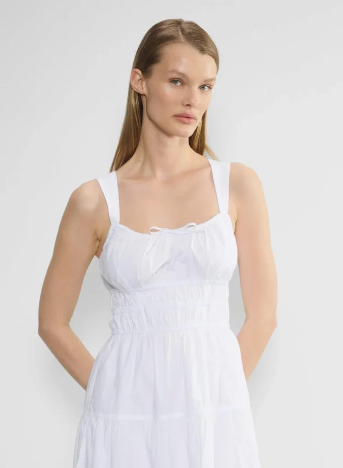 Martine Poplin Midi Dress