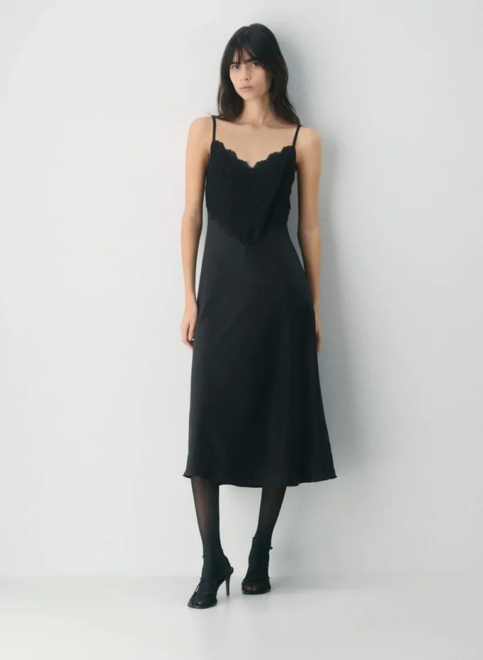 Memorize Satin Dress