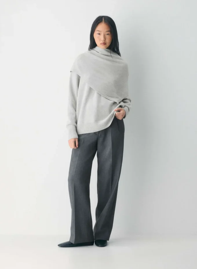 Merino Wool Triangle Scarf